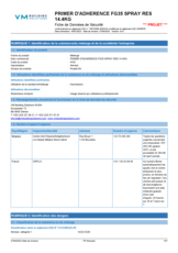 Primer d'adhérence FG35 spray res 14.4KG - SDS
